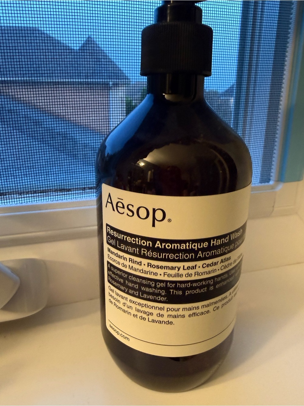 Aesop Resurrection Aromatique Hand Wash — Brown Bottle
